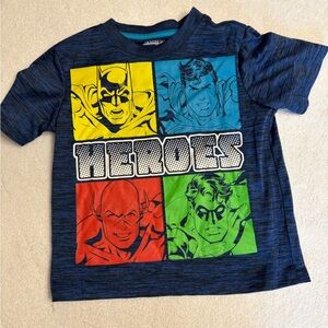 DC Comics Superhero Kids T-Shirt - Blue, Yellow, Red